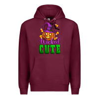 Burgundy Wicked cute Premium Hoodie - Artiststas