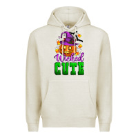 Oatmeal Heather Wicked cute Premium Hoodie - Artiststas
