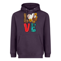Plum western love baseball Heavyweight Hoodie - NancyCooperArtShop