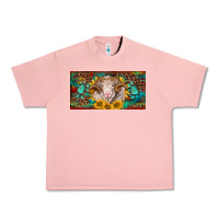 Salmon merino ram license plate Urban Heavy Tee - BarkalooDesign