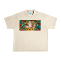 Sandshell merino ram license plate Urban Heavy Tee - BarkalooDesign