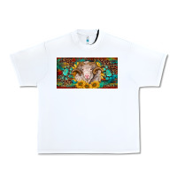 White merino ram license plate Urban Heavy Tee - BarkalooDesign