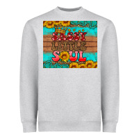 Heather Grey sassy little soul Heavyweight Sweatshirt - HRA Design Shop