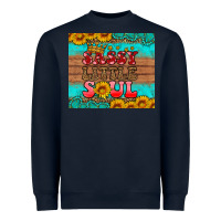 Navy sassy little soul Heavyweight Sweatshirt - HRA Design Shop