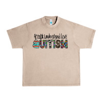 French Oak accept. understand love autism Urban Heavy Tee - CowhideDigitalArt
