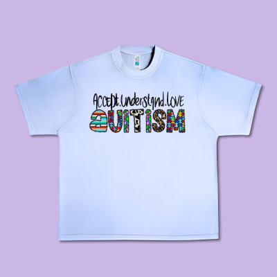 Accept. Understand Love Autism Urban Heavy Tee Designed By Cowhidedigitalart