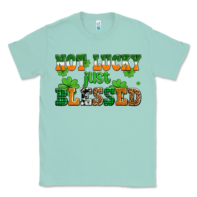 Not Lucky Just Blessed Classic Tee by AdoDesignShop | Teevron