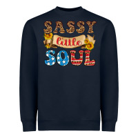 Navy sassy little soul Heavyweight Sweatshirt - HRA Design Shop
