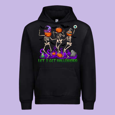 Let's Get Halloweird Urban Hoodie Designed By Nancycooperartshop