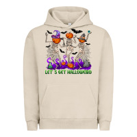 Pigment French Oak Let's get halloweird Urban Hoodie - NancyCooperArtShop
