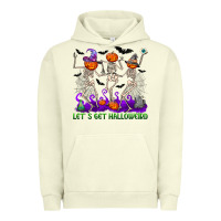 Pigment Pistachio Let's get halloweird Urban Hoodie - NancyCooperArtShop