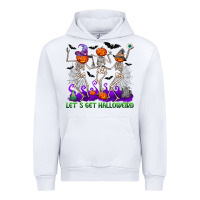 White Let's get halloweird Urban Hoodie - NancyCooperArtShop
