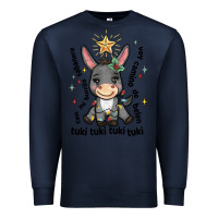 Navy mi burrito sabanero mexican Premium Sweatshirt - MaliasSmallBusiness