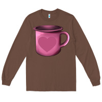 Chestnut Valentine's Day heart mug Long Sleeve Tee - AdoDesignShop