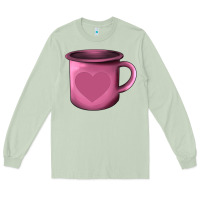 Matcha Valentine's Day heart mug Long Sleeve Tee - AdoDesignShop