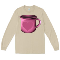 Mushroom Valentine's Day heart mug Long Sleeve Tee - AdoDesignShop