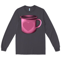 Smoke Valentine's Day heart mug Long Sleeve Tee - AdoDesignShop