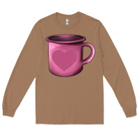 Toasted Coconut Valentine's Day heart mug Long Sleeve Tee - AdoDesignShop