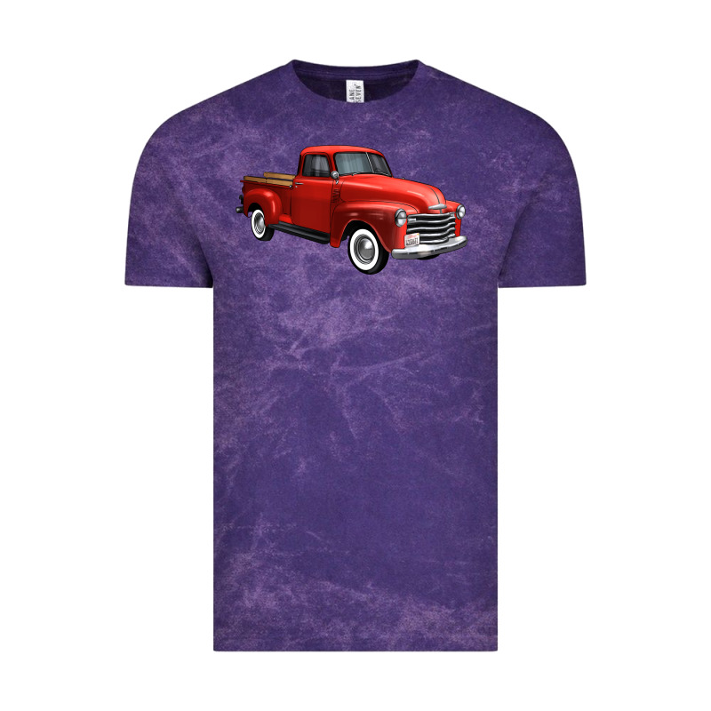 Western Red Truck Right 34 View 1 Vintage Tee by FaDigitalArtStudio | Teevron
