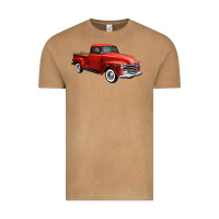 Vintage Camel western red truck right 34 view 1 Vintage Tee - FaDigitalArtStudio