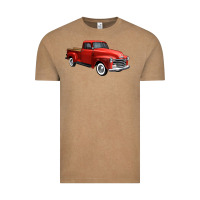 Vintage Coffee western red truck right 34 view 1 Vintage Tee - FaDigitalArtStudio