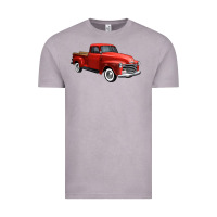 Vintage Zinc western red truck right 34 view 1 Vintage Tee - FaDigitalArtStudio