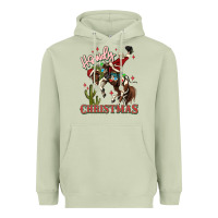 Matcha howdy christmas cowboy santa Heavyweight Hoodie - MaliasSmallBusiness