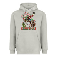 Moon Dust howdy christmas cowboy santa Heavyweight Hoodie - MaliasSmallBusiness
