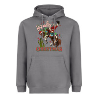 Storm howdy christmas cowboy santa Heavyweight Hoodie - MaliasSmallBusiness