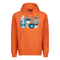 Carrot Winter Coffee Cups Premium Hoodie - Artiststas