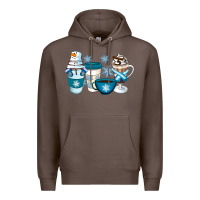 Coffee Winter Coffee Cups Premium Hoodie - Artiststas