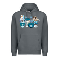 Rock Winter Coffee Cups Premium Hoodie - Artiststas
