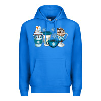 True Royal Winter Coffee Cups Premium Hoodie - Artiststas