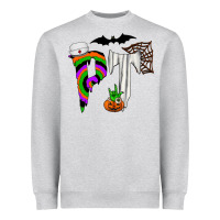 Heather Grey pt Heavyweight Sweatshirt - CowhideDigitalArt