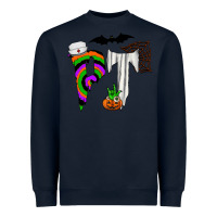 Navy pt Heavyweight Sweatshirt - CowhideDigitalArt