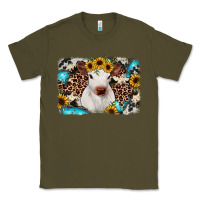 Army Green cowhide leopard calf Classic Tee - JahusDesignShop