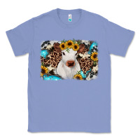 Colony Blue cowhide leopard calf Classic Tee - JahusDesignShop