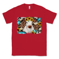Red cowhide leopard calf Classic Tee - JahusDesignShop
