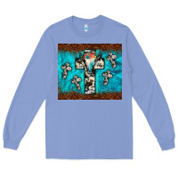 Colony Blue bull skull cross tumbler Long Sleeve Tee - JahusDesignShop