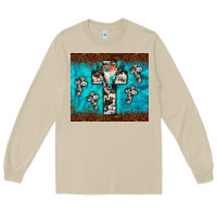 Bull Skull Cross Tumbler Long Sleeve Tee | Teevron