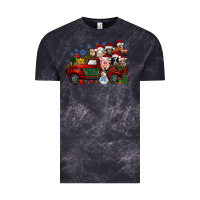 Cloud Black christmas farm animals truck Vintage Tee - RacoonDesign