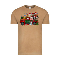 Vintage Camel christmas farm animals truck Vintage Tee - RacoonDesign