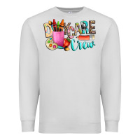 Dove Grey daycare crew Premium Sweatshirt - NancyCooperArtShop