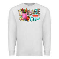 Oatmeal Heather daycare crew Premium Sweatshirt - NancyCooperArtShop