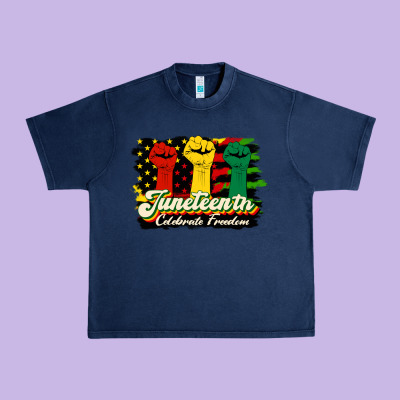 Juneteenth Celebrate Freedom Urban Heavy Tee Designed By Hra Design Shop