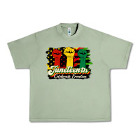 Oil Green juneteenth celebrate freedom Urban Heavy Tee - HRA Design Shop