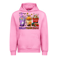 Fuchsia Pink hallothanksmas coffee cups Urban Hoodie - texasbilliewilder