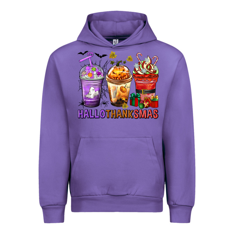 Hallothanksmas Coffee Cups Urban Hoodie by texasbilliewilder | Teevron