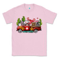 Bubblegum Pink ma medical assistant nurse truck with cactus and sunflowers Classic Tee - AdoDesignShop