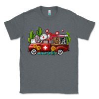 Charcoal Heather ma medical assistant nurse truck with cactus and sunflowers Classic Tee - AdoDesignShop